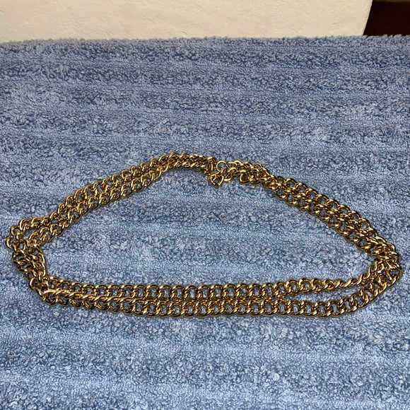 Vintage 80”s chain style golden belt - Picture 1 of 1